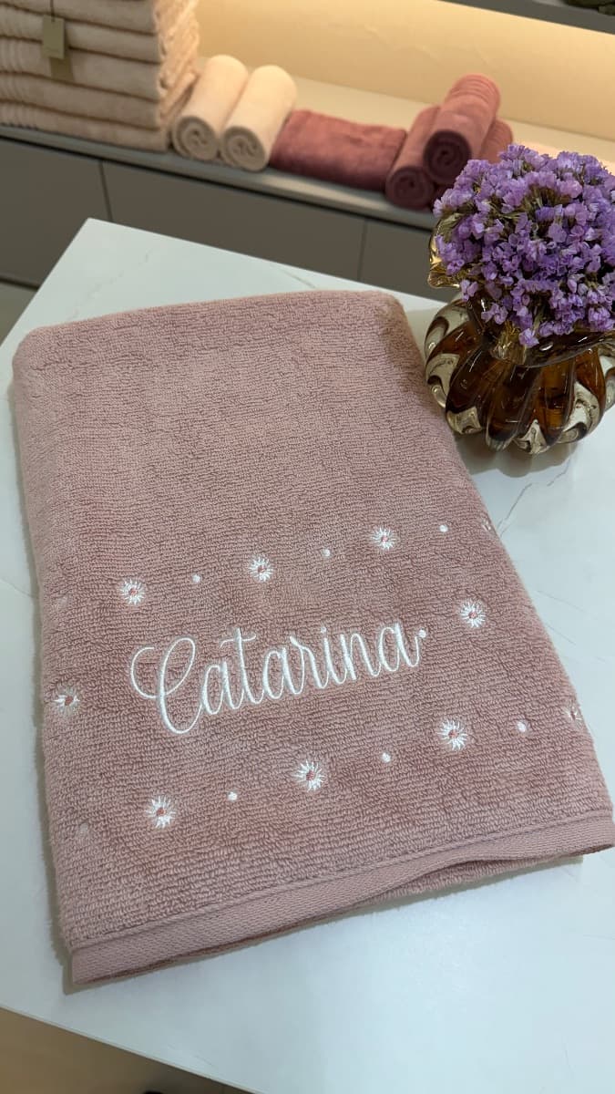 Toalha de Banho Infantil Trussardi Personalizada - Rosatti