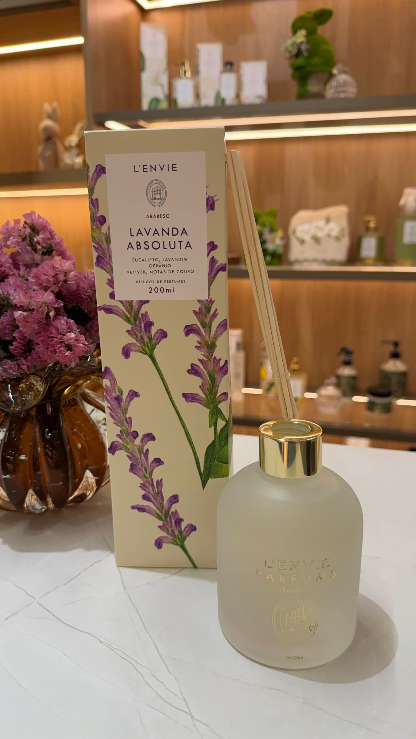 Difusor de Perfume - Lavanda Absoluta - 200ml - L’envie