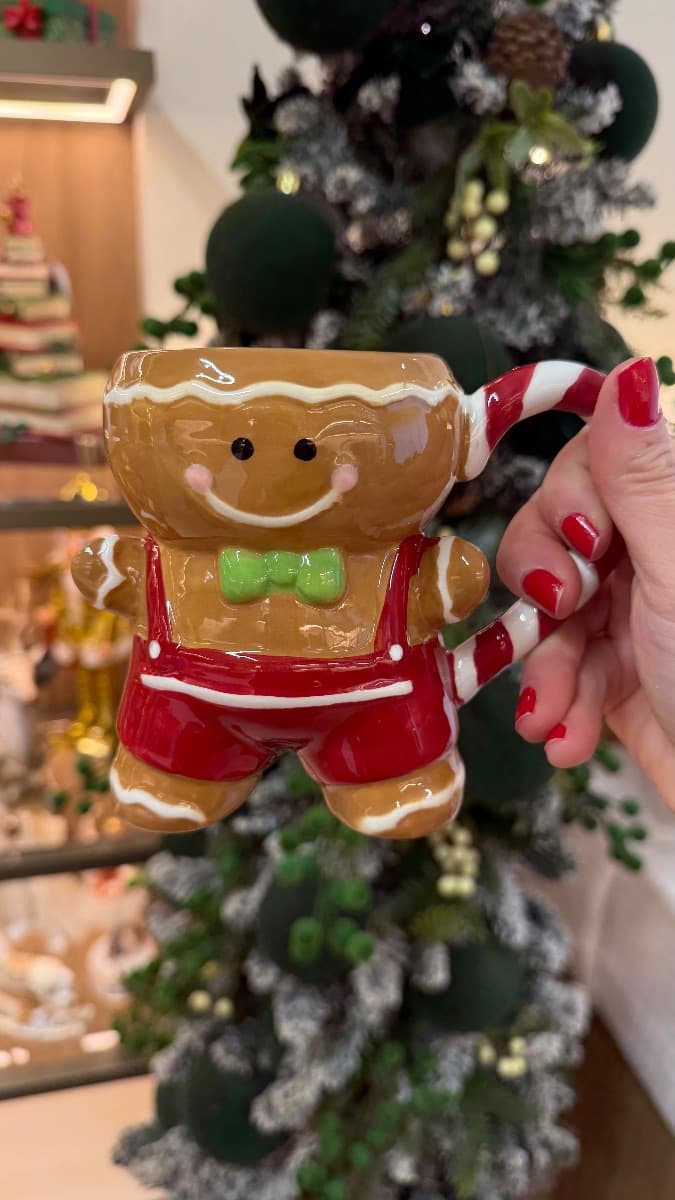 Caneca Gingerbread Natalina – 380 ml — imagem 2