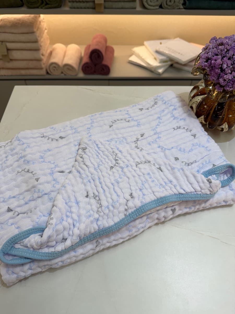 Toalha de Banho Soft Bamboo Mami com Capuz Estampada — imagem 3