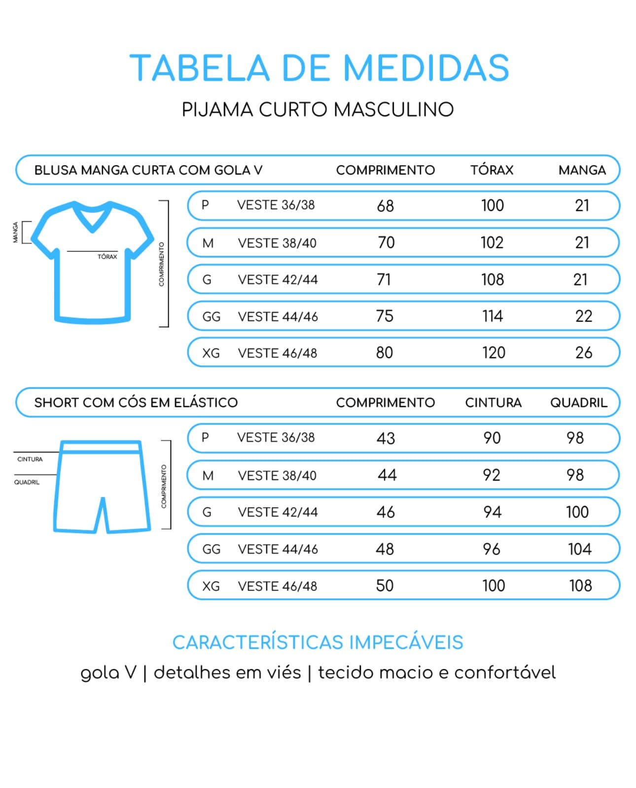 Pijama Masculino Curto - Noel Vermelho — imagem 2