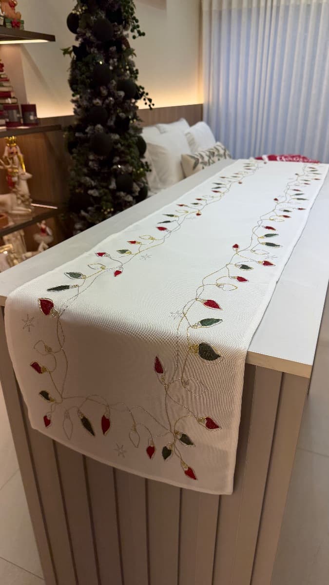 Caminho de Mesa Natalino - Luzes de Natal  — imagem 2