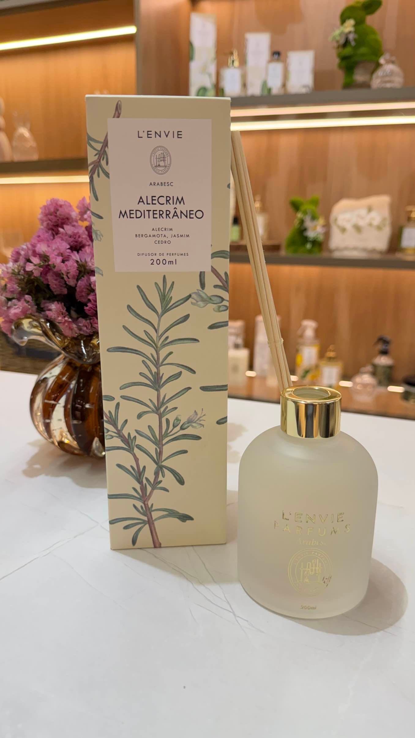 Difusor de Perfume - Alecrim Mediterrâneo - 200ml - L’envie