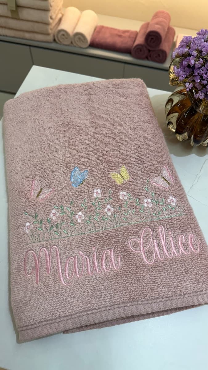 Toalha de Banho Infantil Trussardi Personalizada - Rosatti — imagem 2