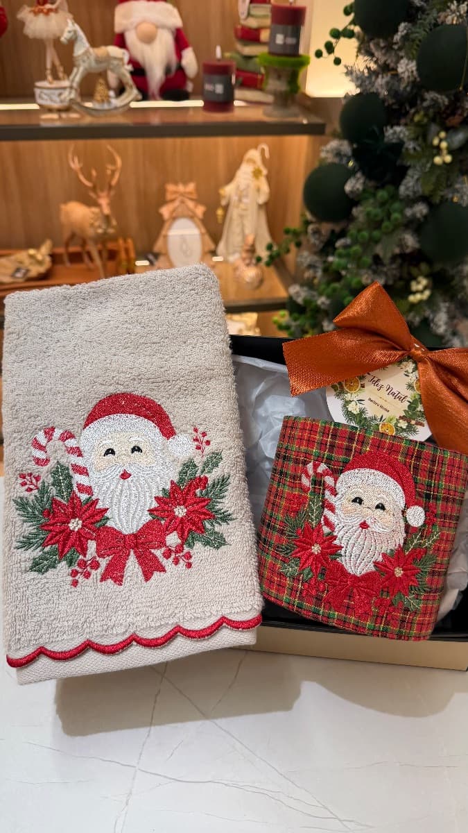 Kit Lavabo Festonê Papai Noel — imagem 2