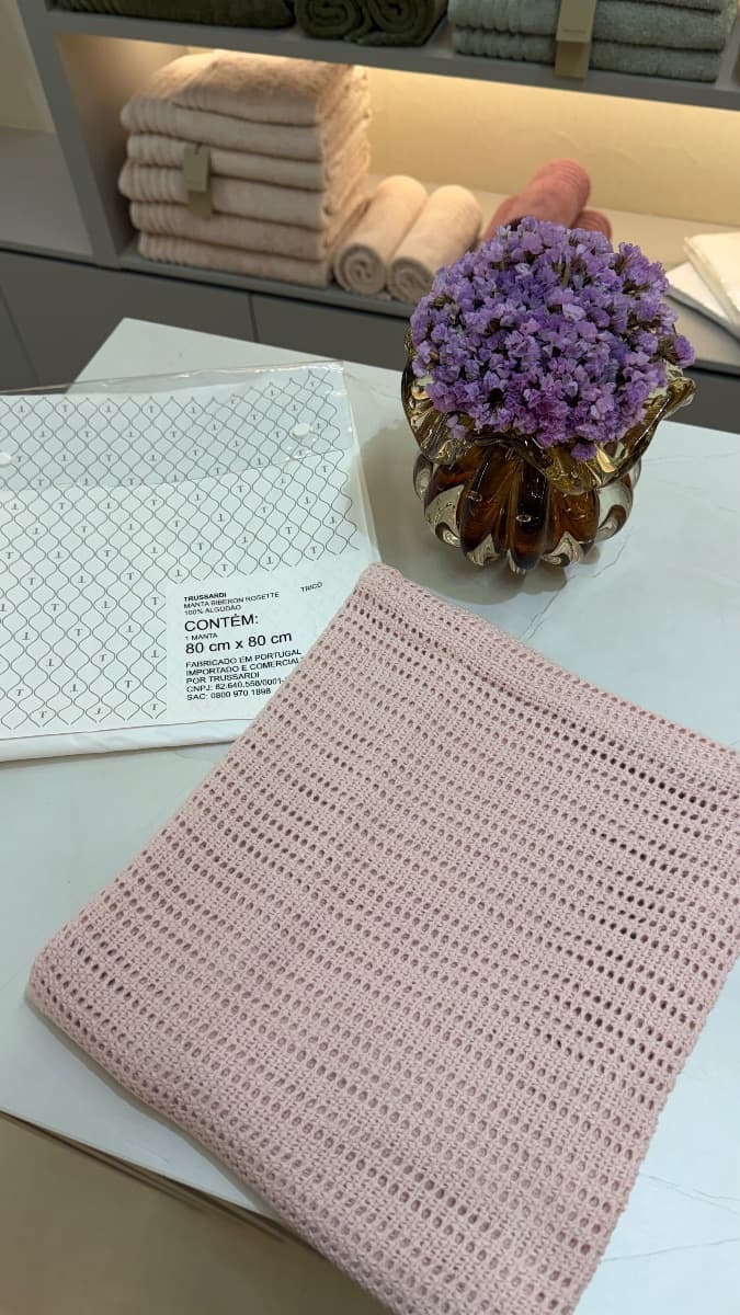 Manta Baby 100% Algodão Biberon Rosette — imagem 2