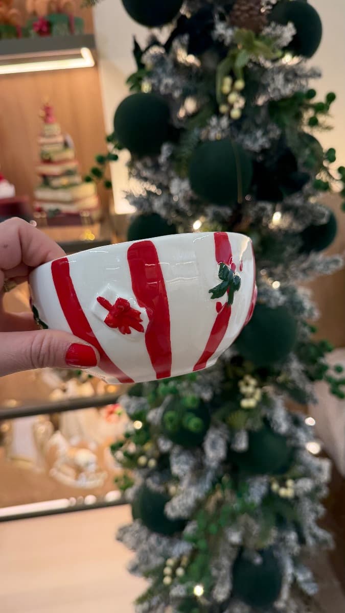 Bowl Natalino em Cerâmica