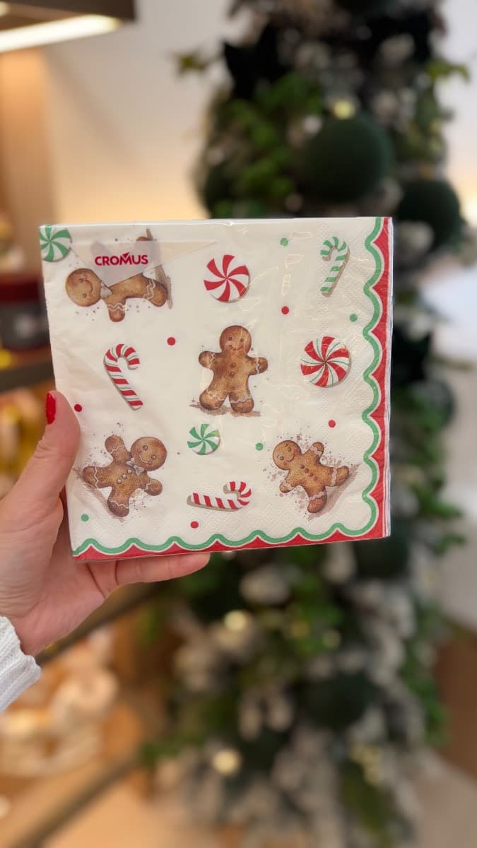 Guardanapo de Papel - Gingerbread