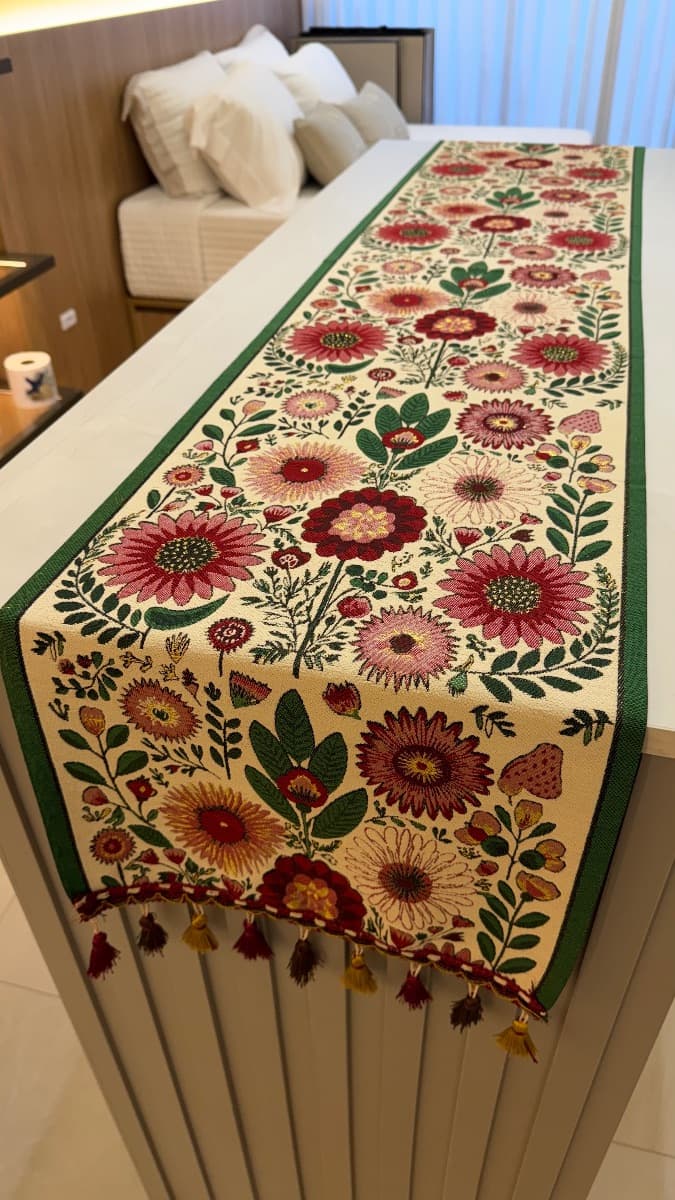 Trilho de Mesa Decorativo - Floral  — imagem 3