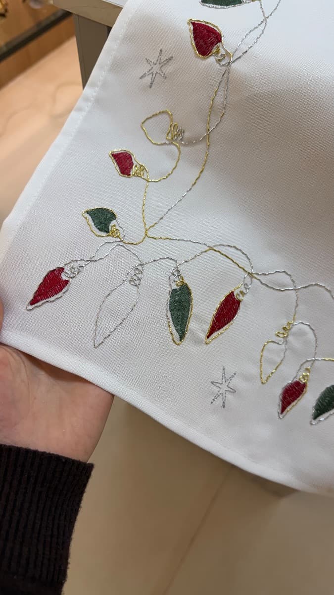 Caminho de Mesa Natalino - Luzes de Natal  — imagem 3
