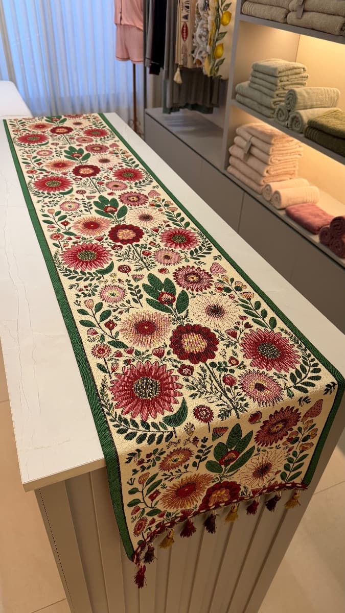 Trilho de Mesa Decorativo - Floral  — imagem 4