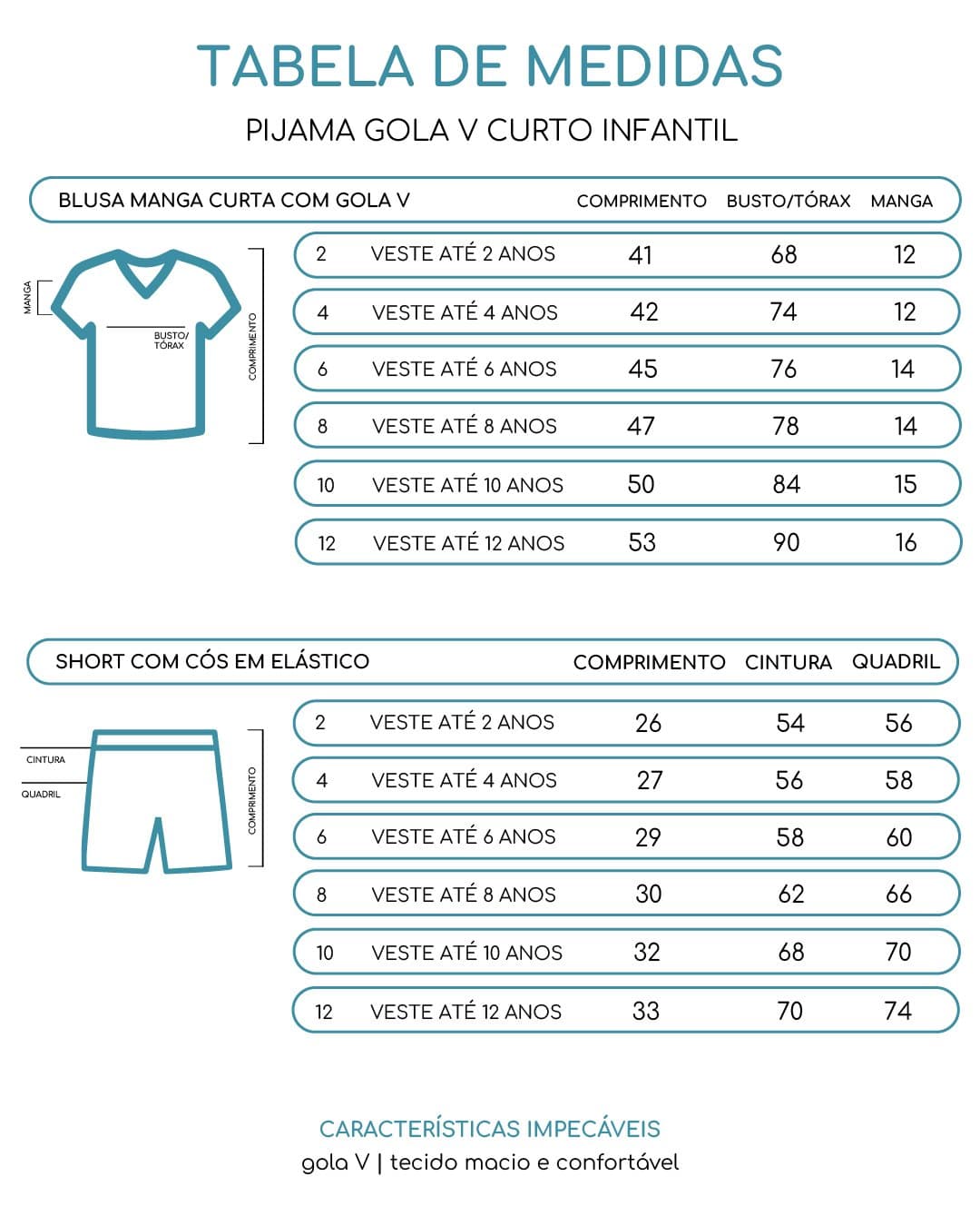 Pijama Infantil Masculino Curto - Capivara — imagem 2