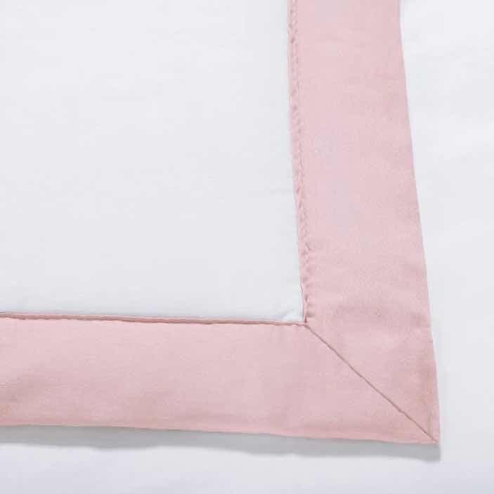 Edredom Trussardi 100% Algodão Egípcio Branco/Rosa — imagem 2