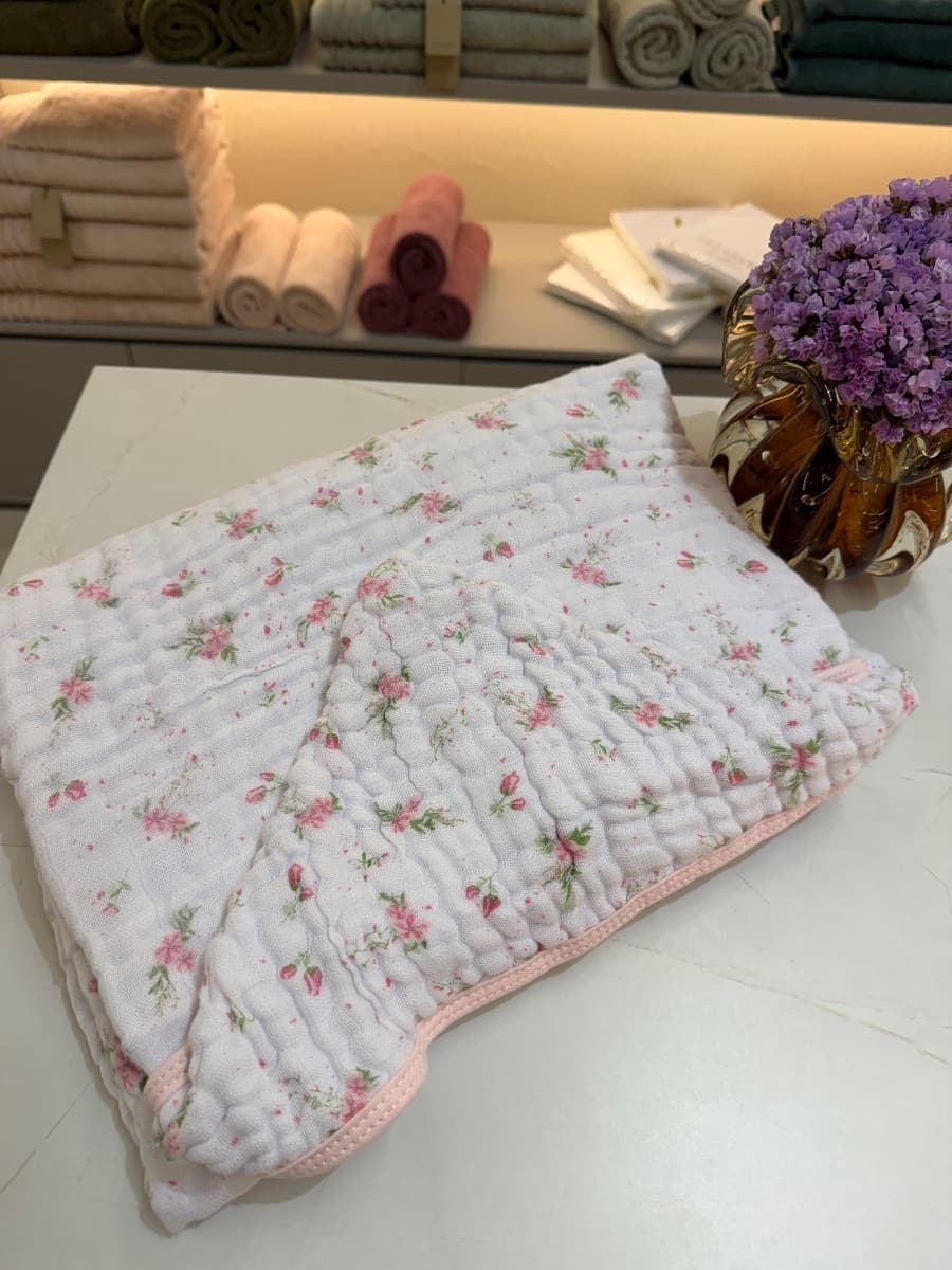 Toalha de Banho Soft Bamboo Mami com Capuz Estampada — imagem 4