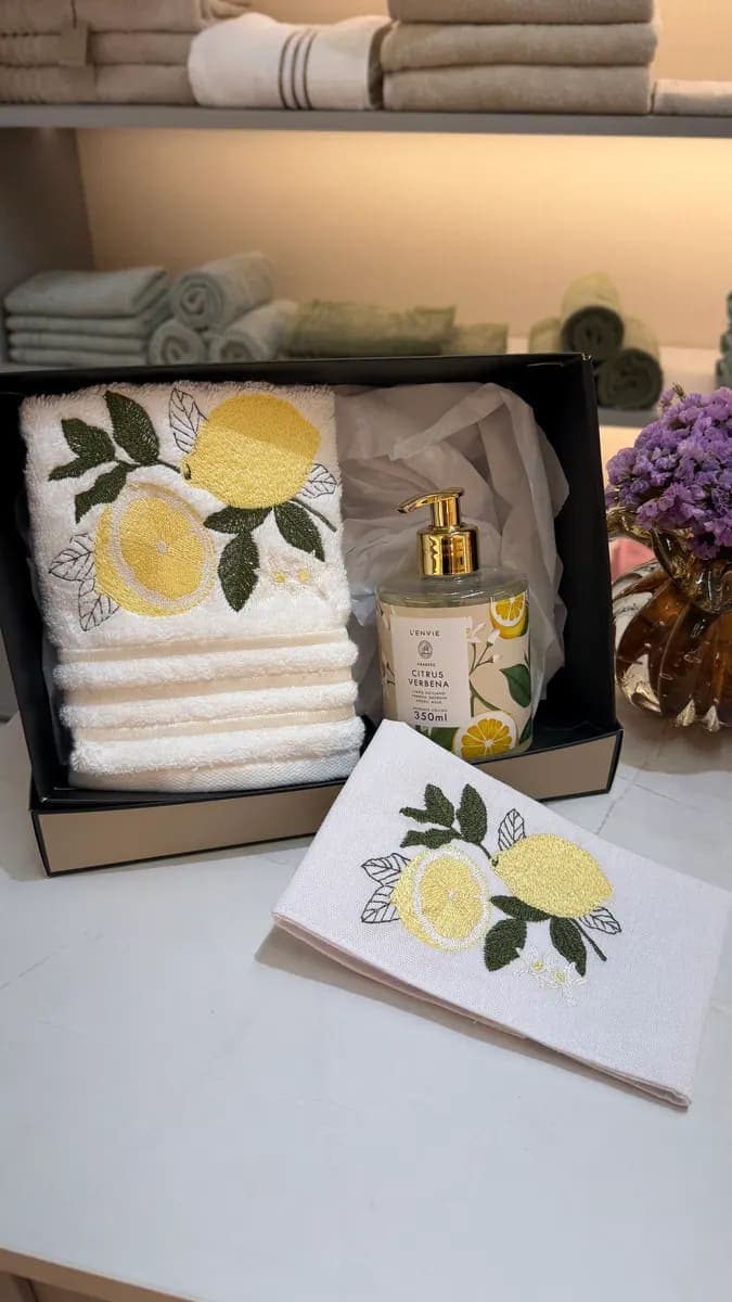 Kit Presente Lavabo Limão Siciliano 