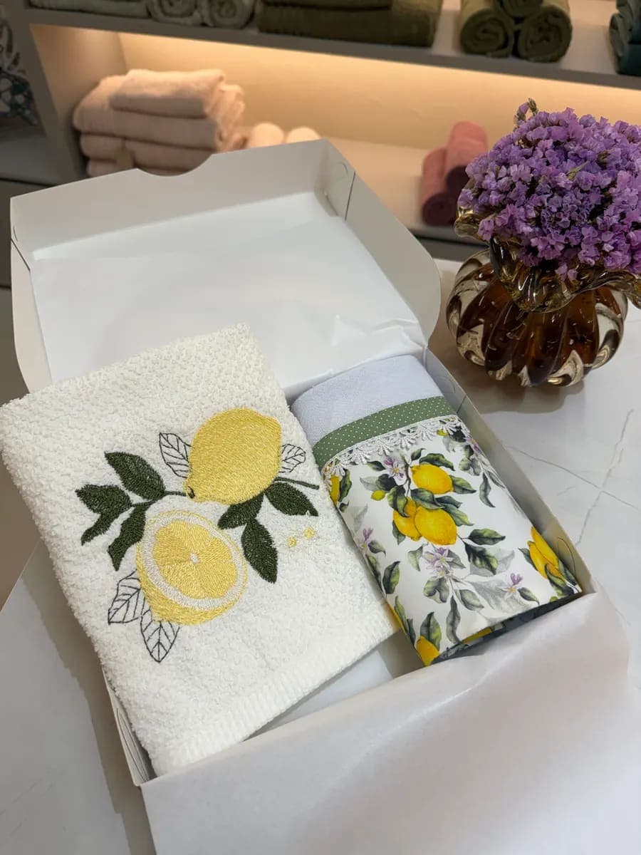 Kit Presente Cozinha Limão Siciliano