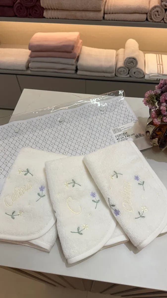 Jogo 3 Peças Fralda de boca Personalizado - Trussardi Bambini — imagem 2