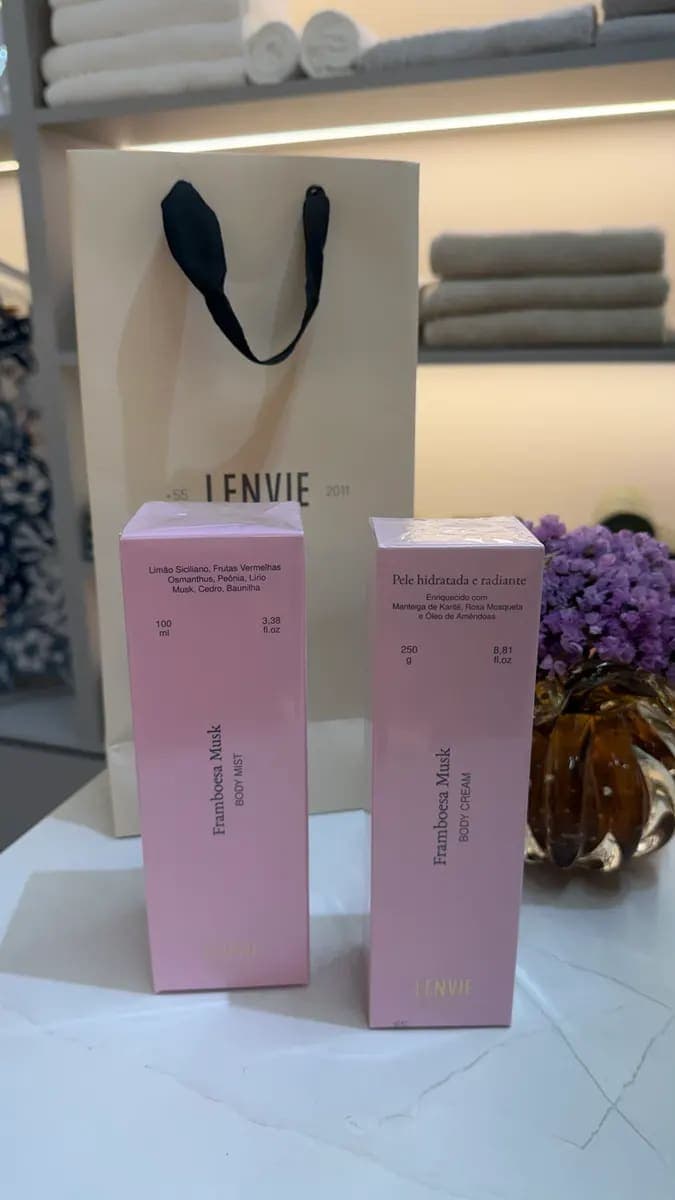Kit Presente Lenvie Framboesa Musk