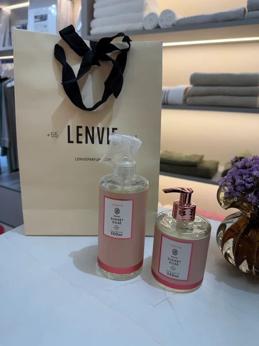 Kit Presente Lenvie Sunset Rosé