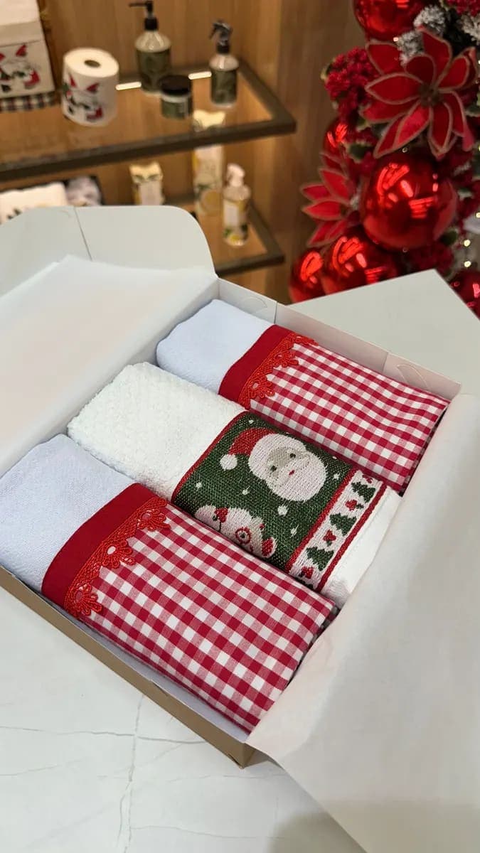 Panos de Prato e Copa - Casal Noel