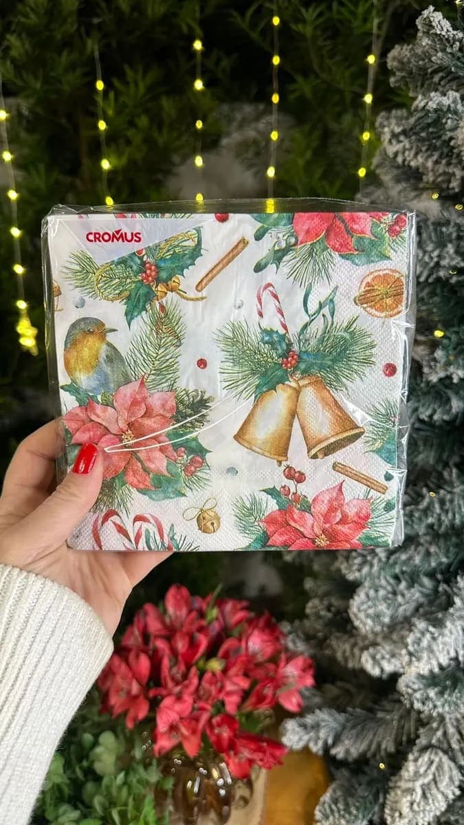 Guardanapo de Papel Natal C/20 Unidades