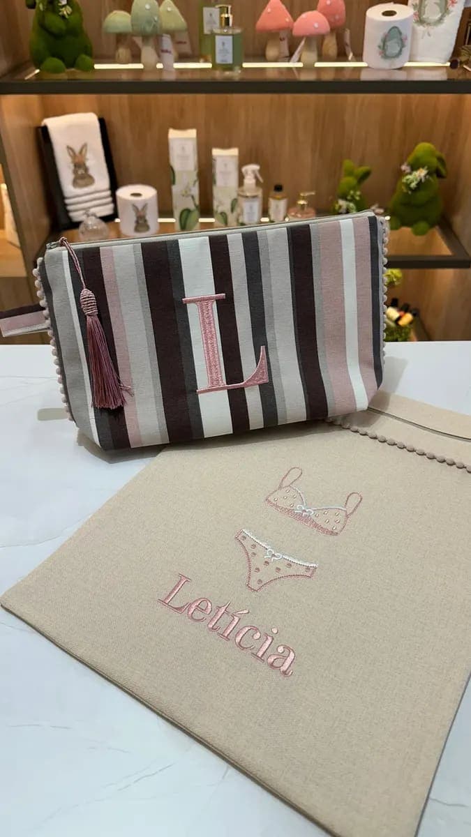 Necessaire e Porta Lingerie - Aruba