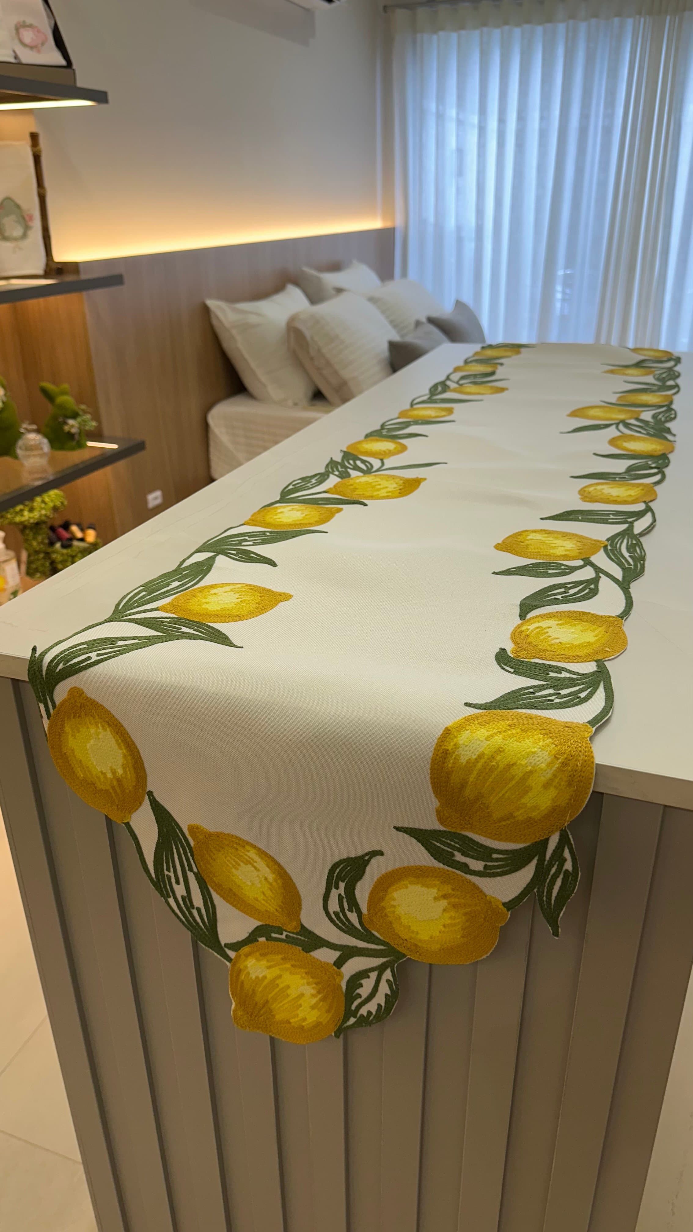 Trilho de Mesa Decorativo – Limão Siciliano — imagem 2
