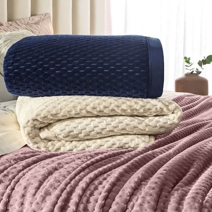 Manta de Microfibra King Oliver Mauve — imagem 2