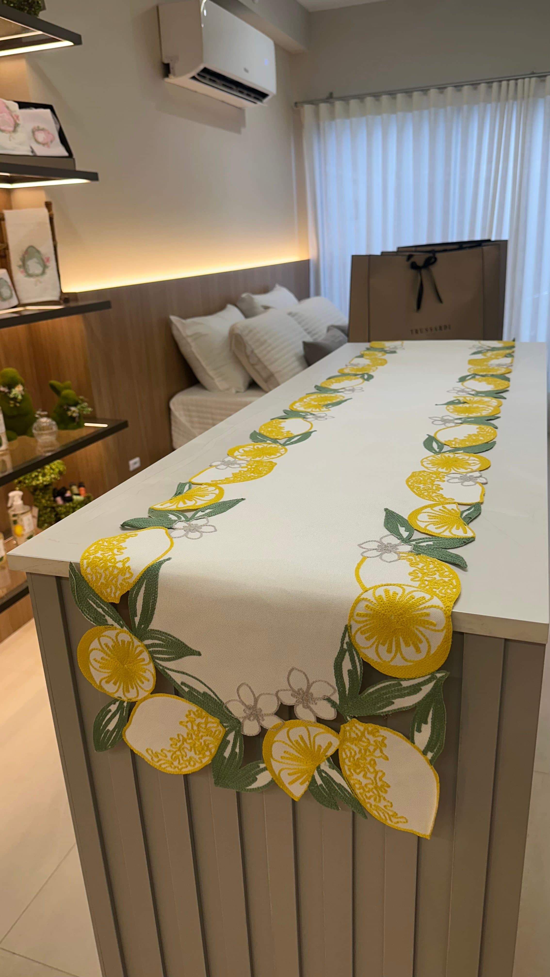 Trilho de Mesa Decorativo – Mediterrâneo