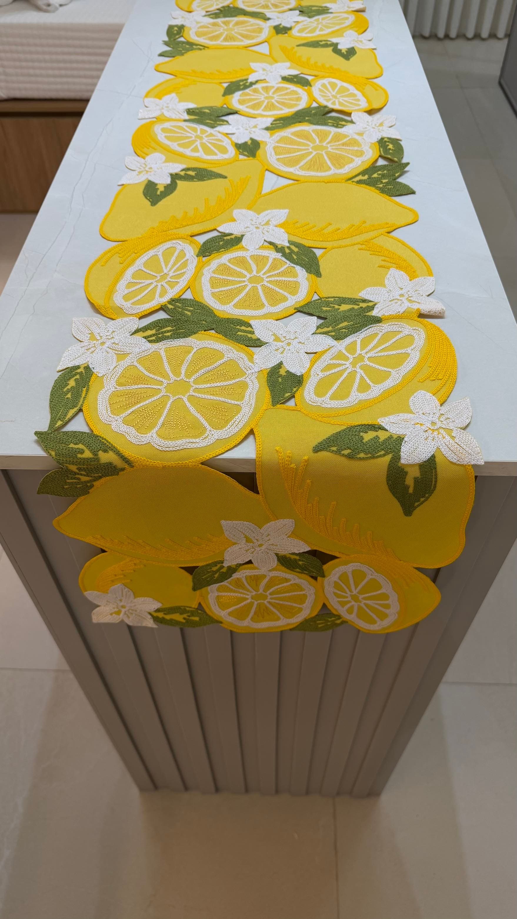 Trilho de Mesa Decorativo – Limões Sicilianos — imagem 2