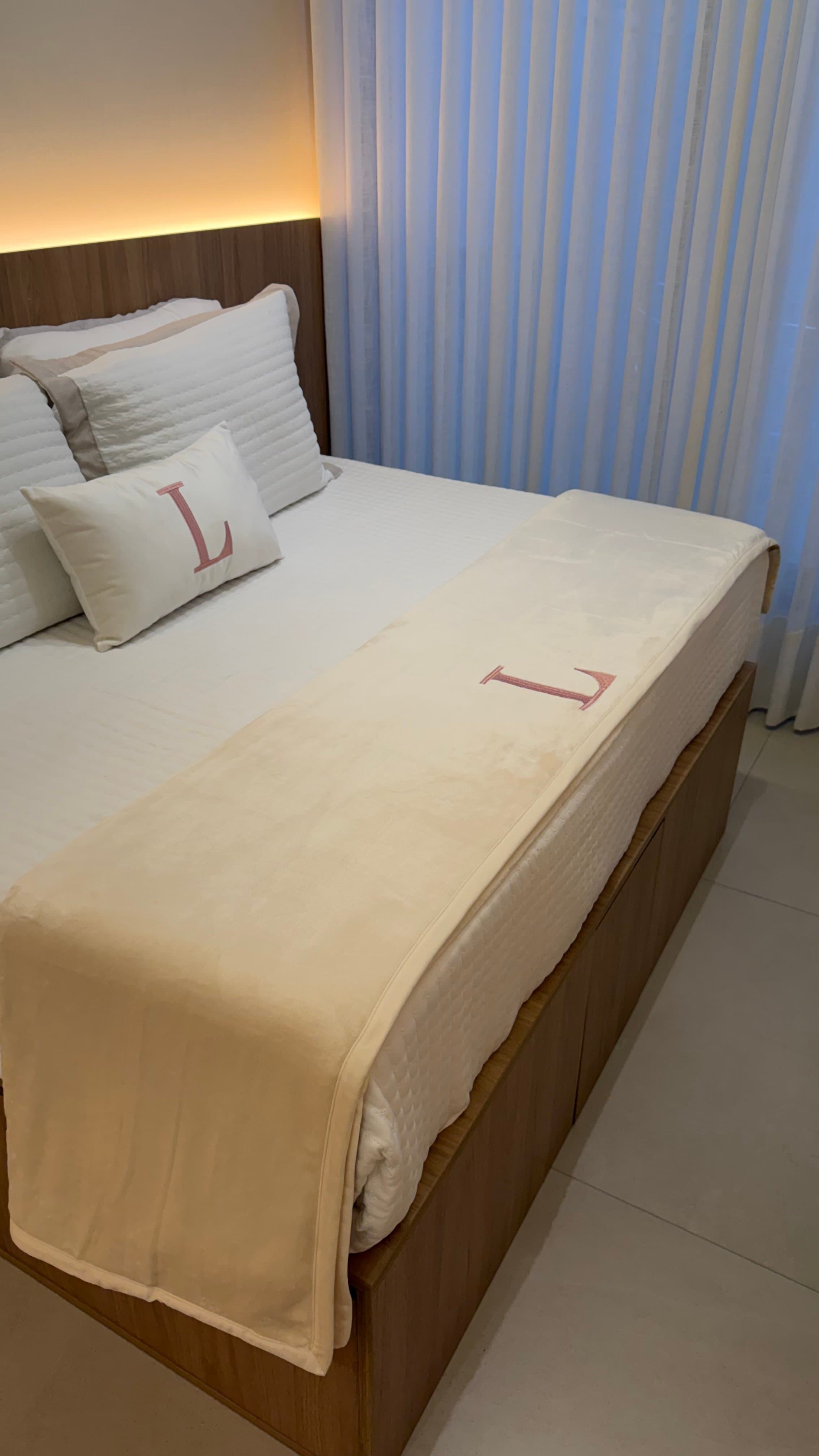 Cobertor Queen Peluciado Belmond Cinza