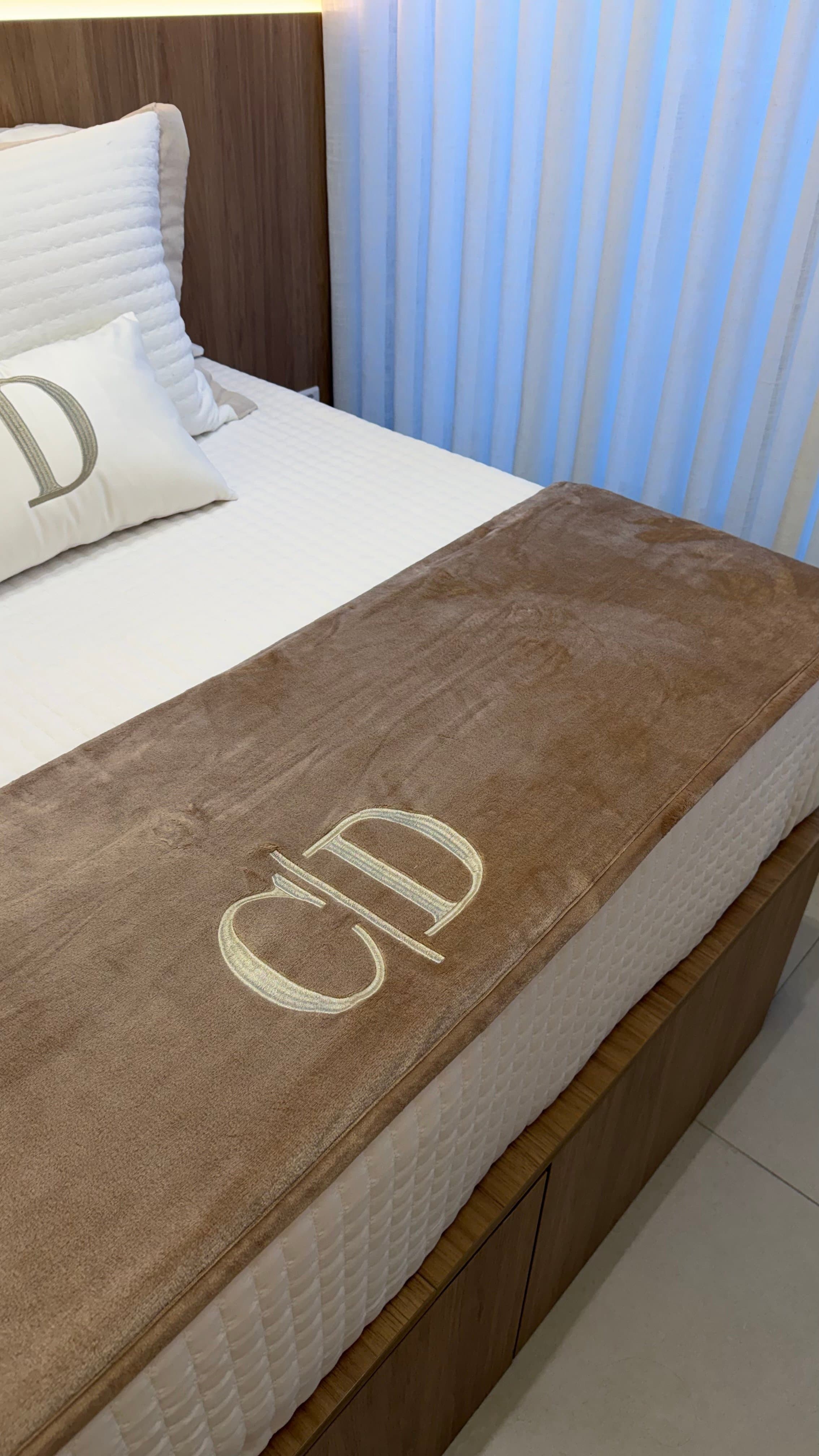 Cobertor Queen Peluciado Belmond Taupe — imagem 2