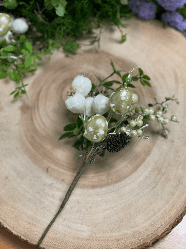 Galho Pick Decorativo de Páscoa com Ovo - 24cm — imagem 2