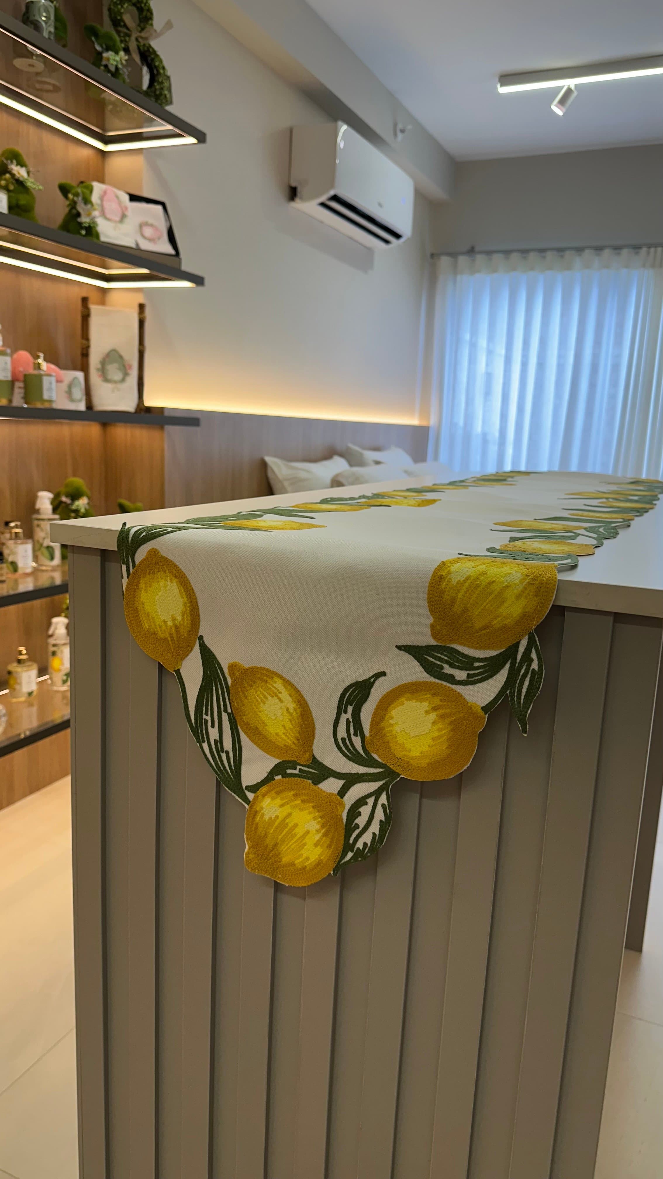 Trilho de Mesa Decorativo – Limão Siciliano — imagem 1