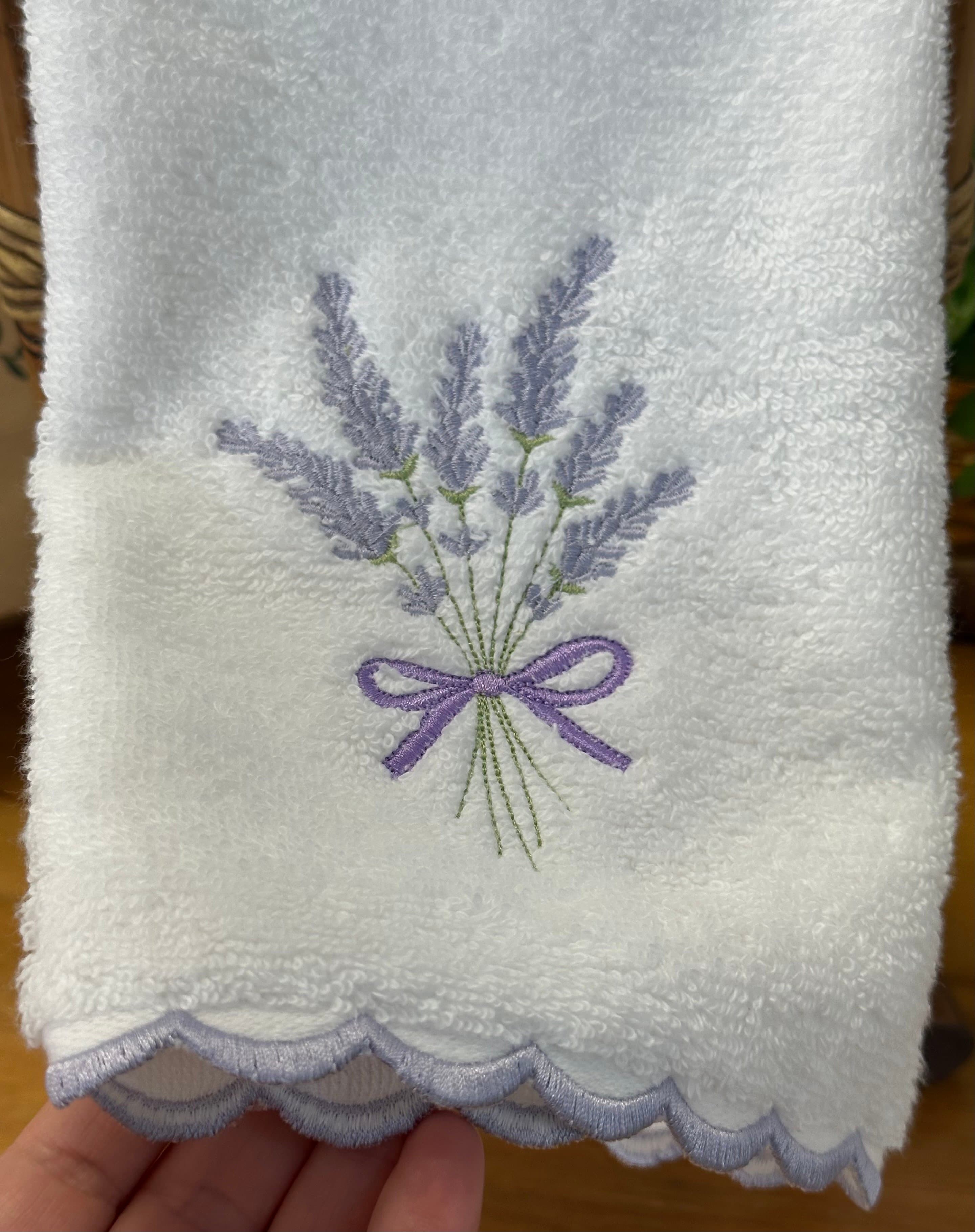 Toalha de Lavabo Trussardi - Lavanda — imagem 1