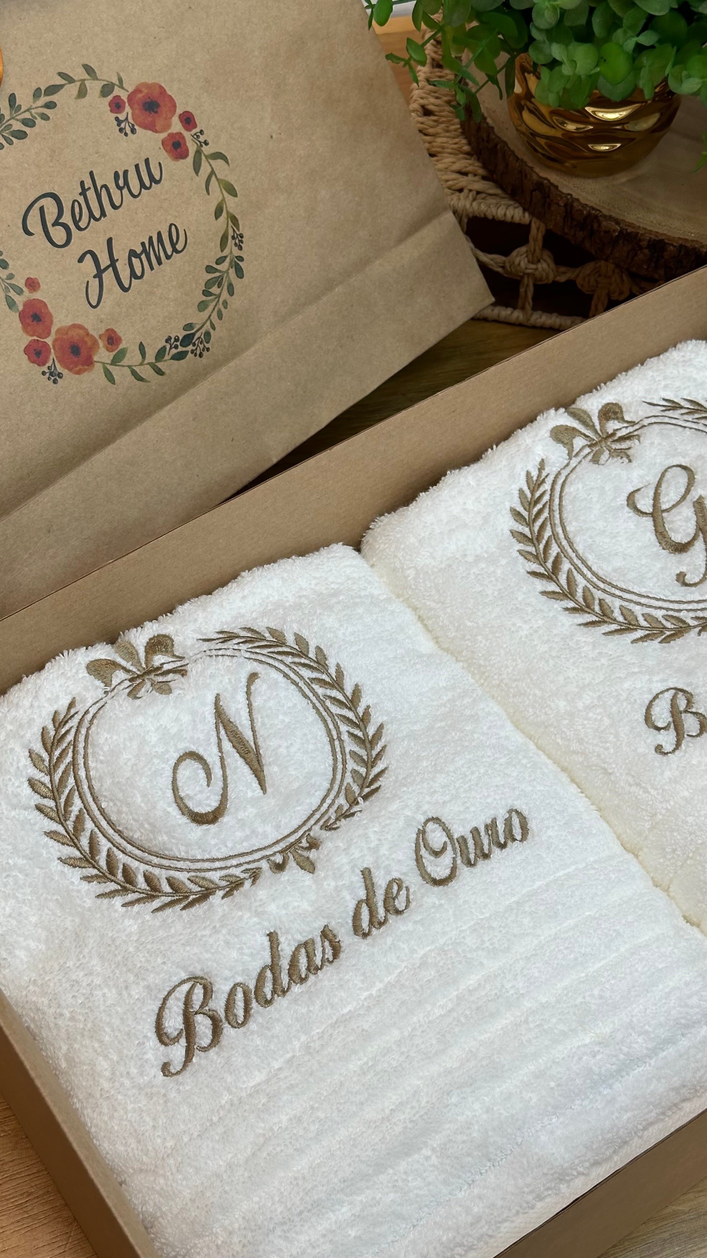Jogo Toalhas Banho Bodas Ouro - Trussardi Imperiale — imagem 2