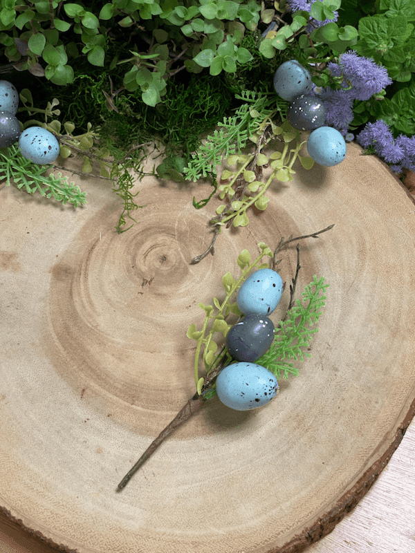 Galho Pick Decorativo de Páscoa com Ovo - 21cm — imagem 2