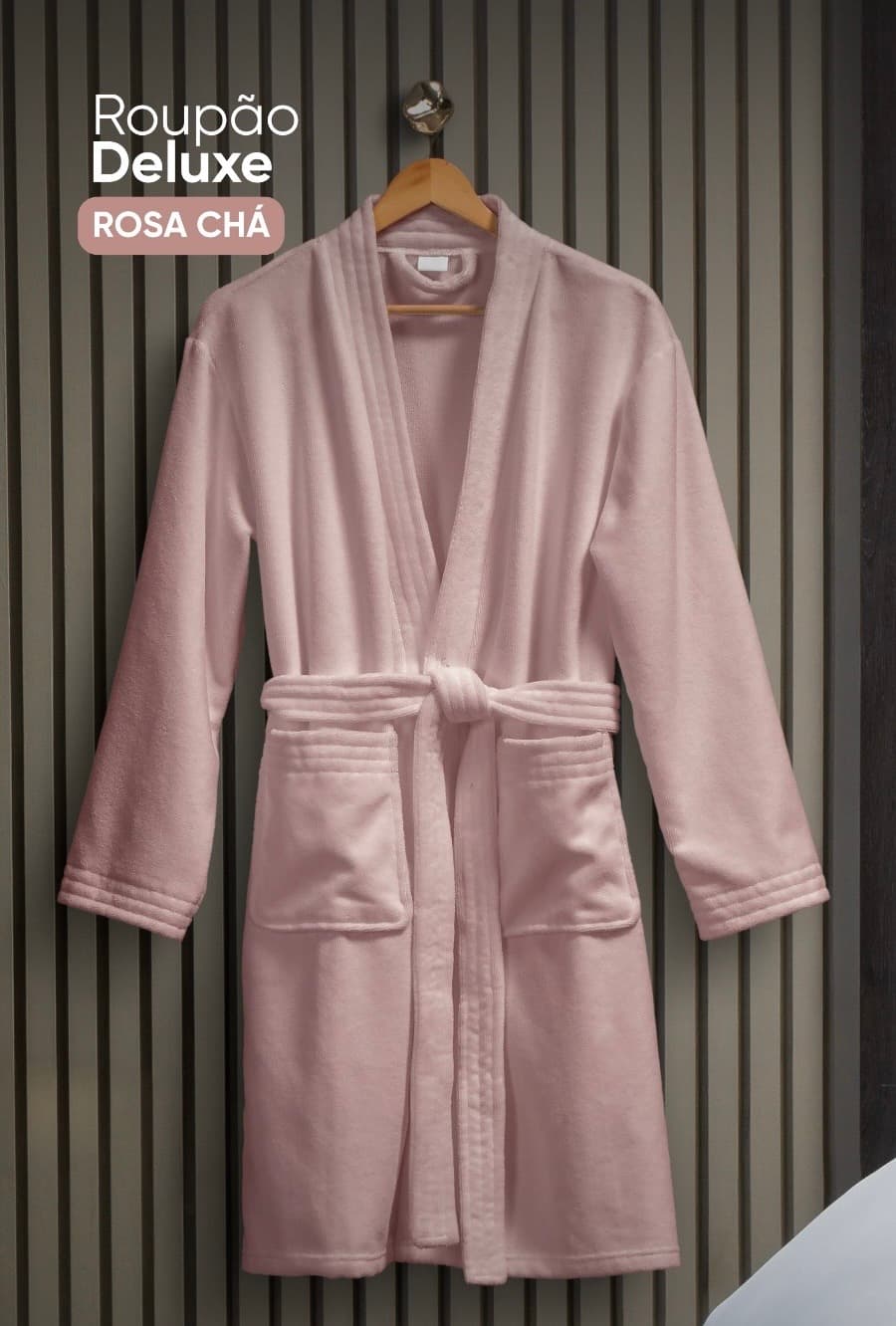 Roupão Kimono Microfibra Felpuda Deluxe — imagem 2